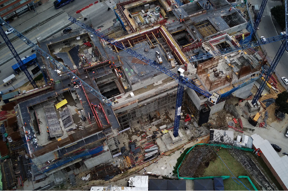 Así avanza la construcción física del Museo de la Memoria en Bogotá. La promesa del Gobierno Duque es inaugurarlo antes de que finalice su mandato.