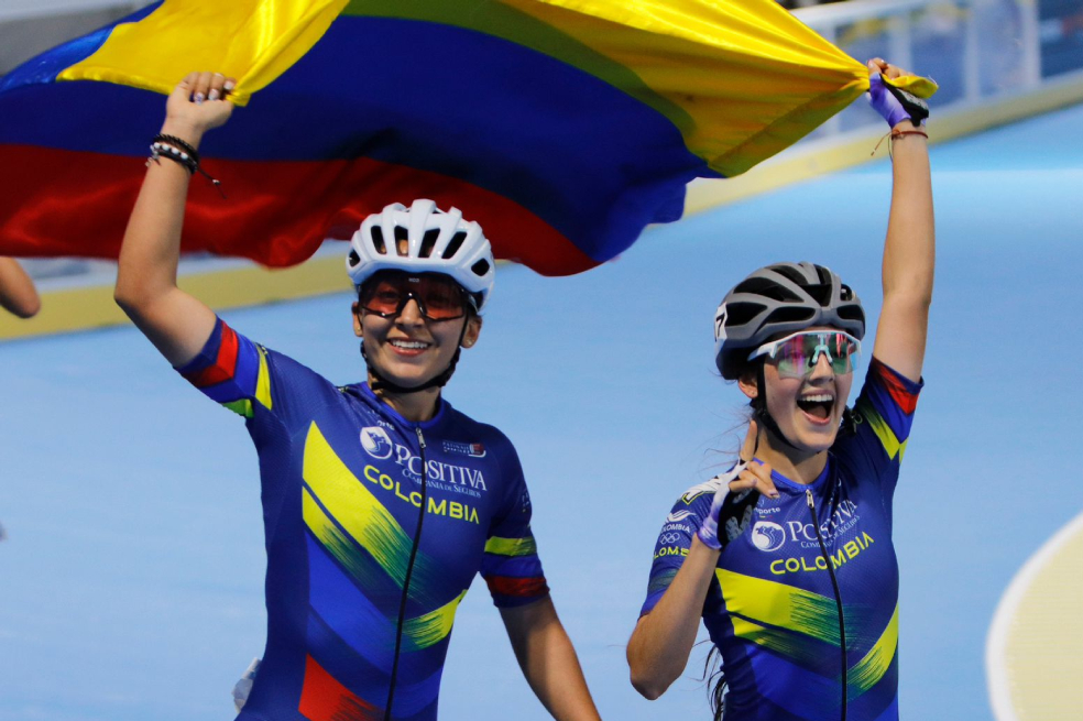 Colombia lidera la tabla de medallería del Mundial de Patinaje de Velocidad