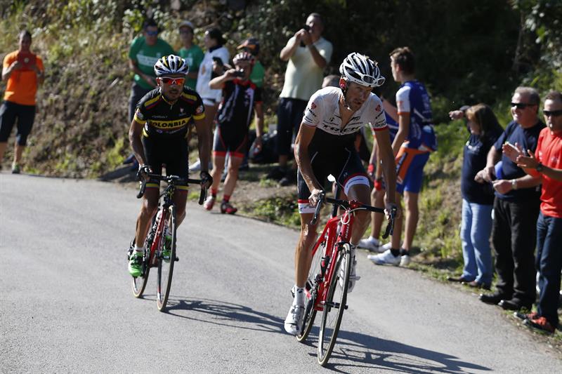 Rodolfo Torres fue segundo en la etapa 16 de la Vuelta a España