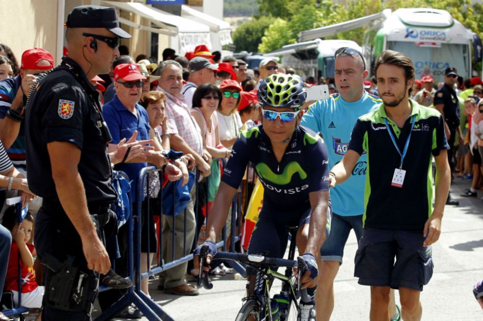 Nairo Quintana es 11 en la clasificación general. Foto: AFP