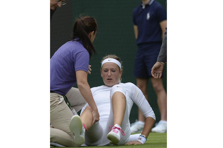 Victoria Azarenka se retira de Wimbledon por lesión
