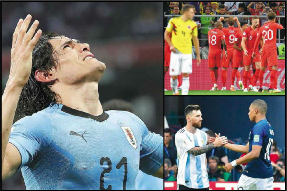 Las imágenes que dejaron los octavos de final del Mundial de Rusia 2018