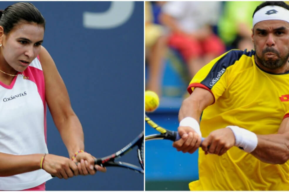 Fabiola Zuluaga y Alejandro Falla, capitanes de Colombia en la Fed Cup y en la Copa Davis