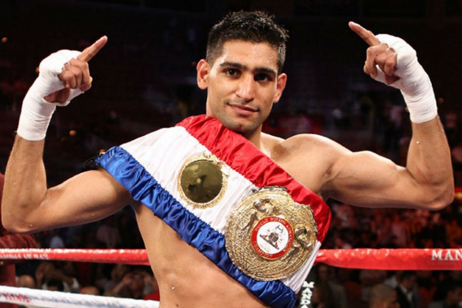 Amir Khan, púgil británico. Foto: AFP