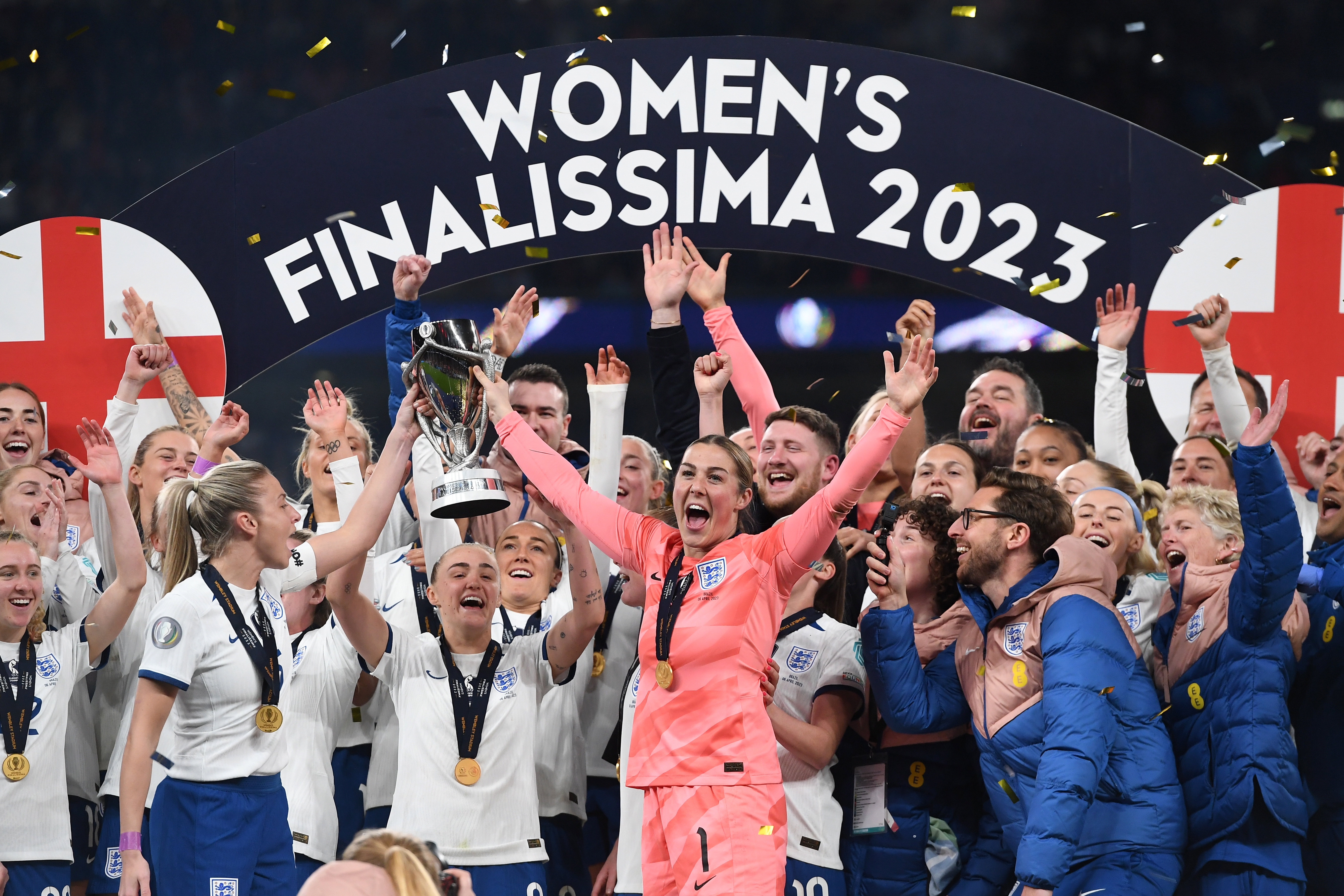 Inglaterra le ganó la Finalissima Femenina a Brasil en la definición por penaltis