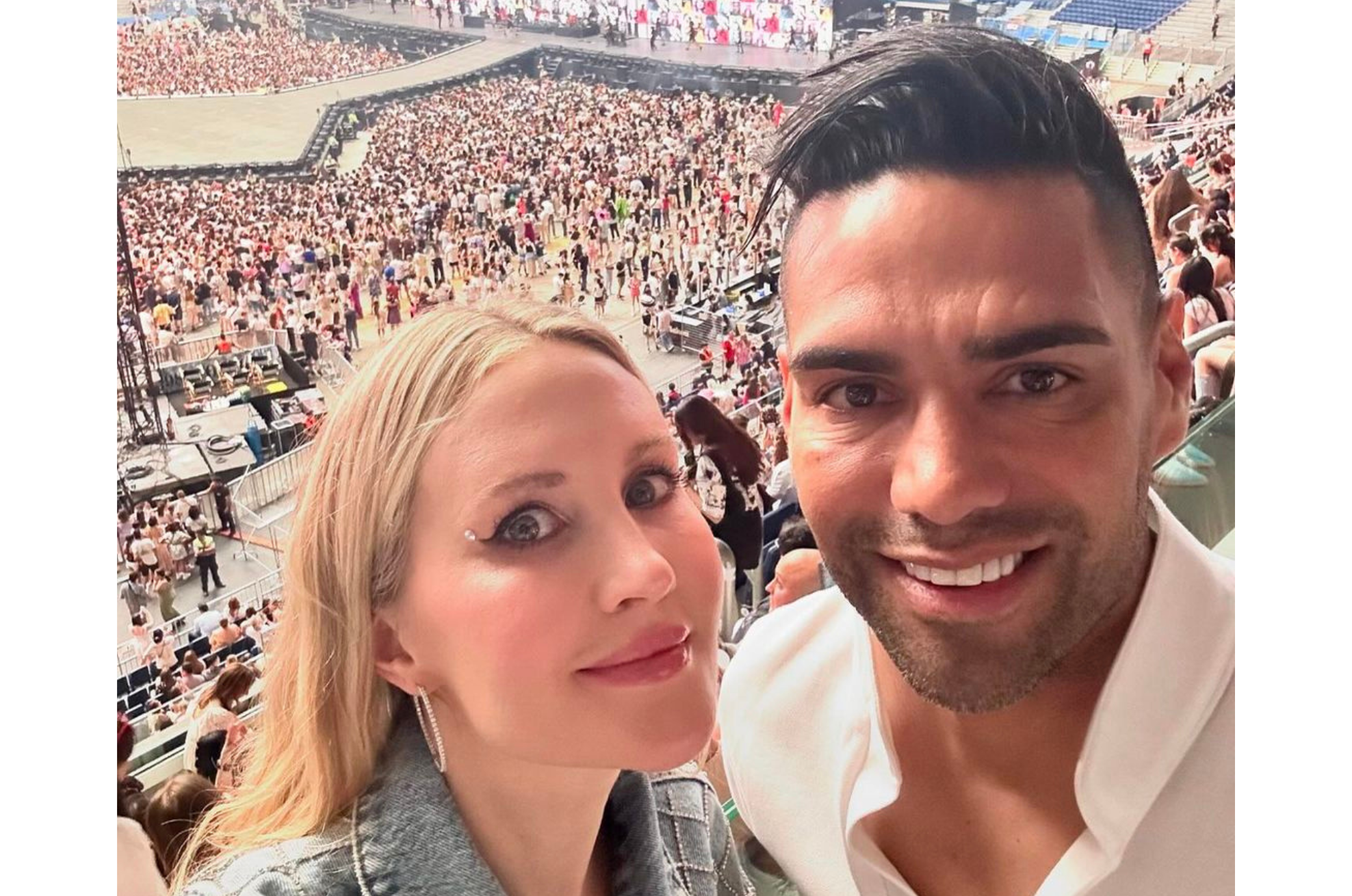Falcao y Lorelei Tarón estuvieron en concierto de Taylor Swift: “sin palabras”