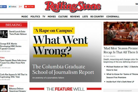 Nueva demanda contra Rolling Stone por falsa exclusiva sobre violación