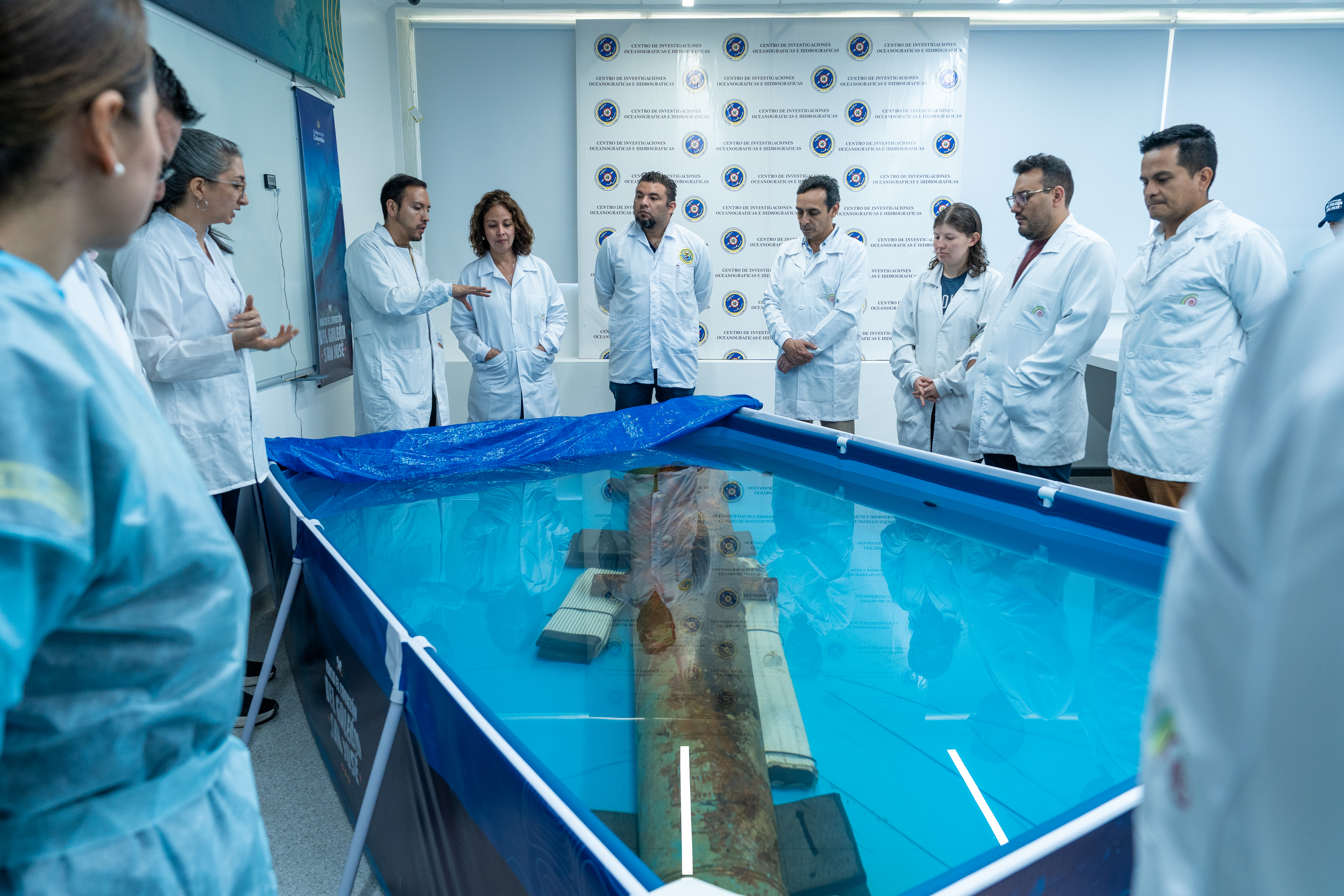 El cañón está en el Centro de Investigaciones Oceanográficas e Hidrográficas del Caribe de la Dimar, en Cartagena.