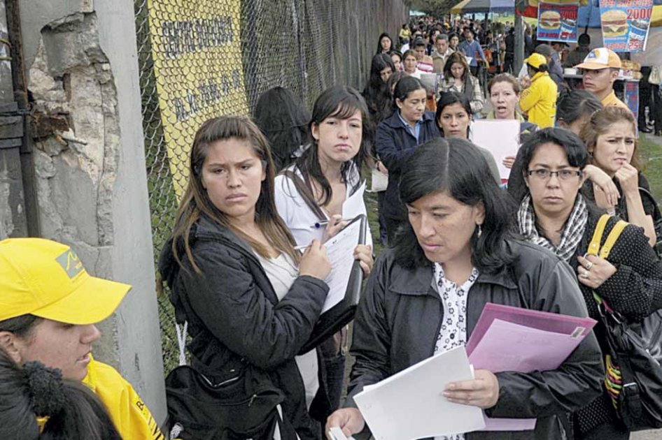 En junio se registraron  2,34 millones de desocupados en Colombia