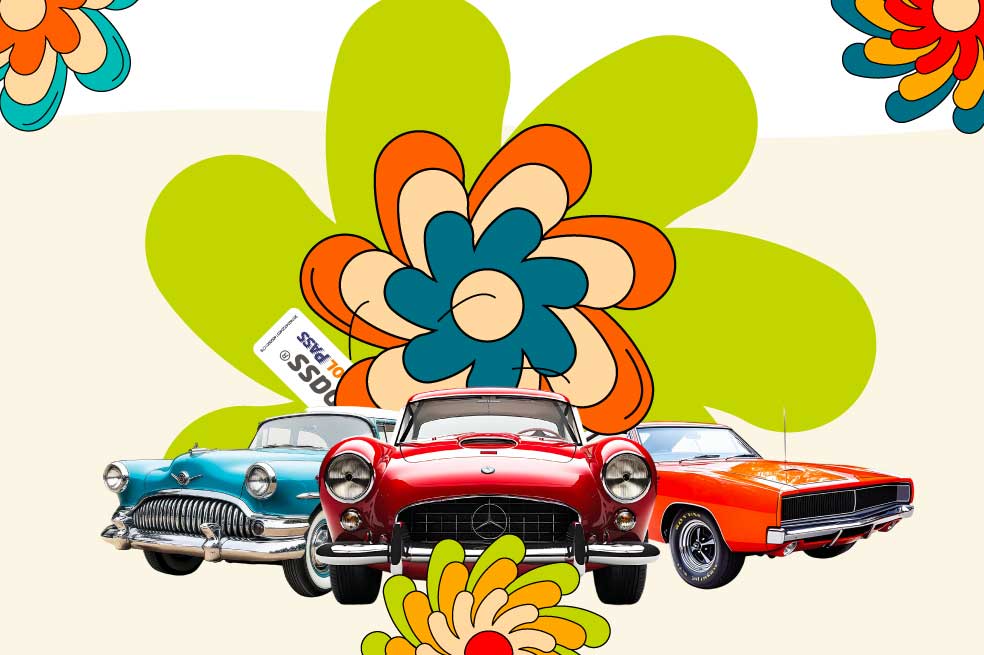 Así fue el desfile de autos clásicos y antiguos en la Feria de las Flores