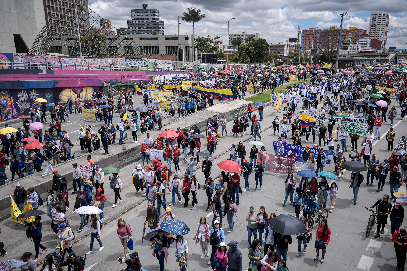 Los puntos de encuentro de las movilizaciones de Fecode este 19 de junio en Bogotá