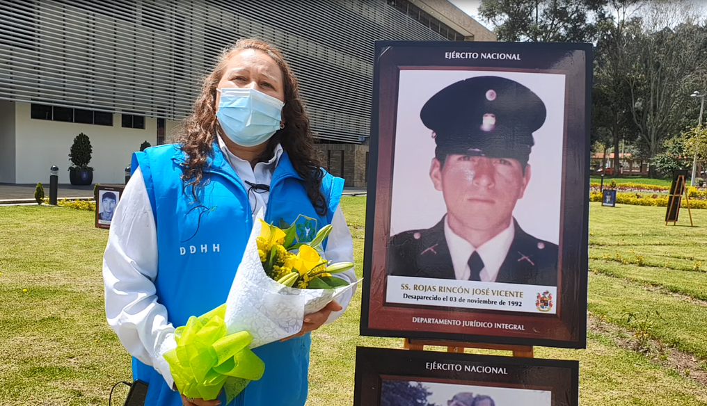 La promesa de Esperanza Rojas: encontrar a su esposo militar desaparecido