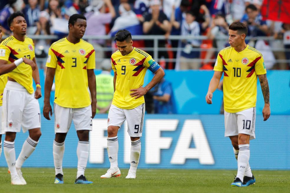 Colombia dio un paso en falso en el Mundial de Rusia 2018