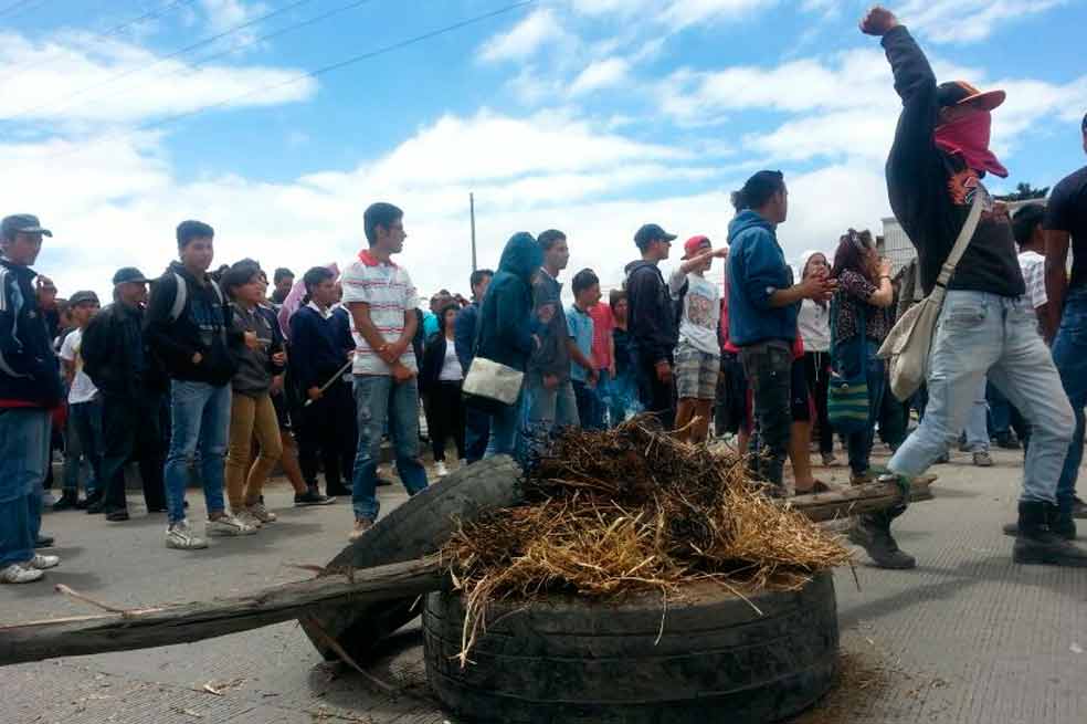 Soacha, bloqueada por protestas