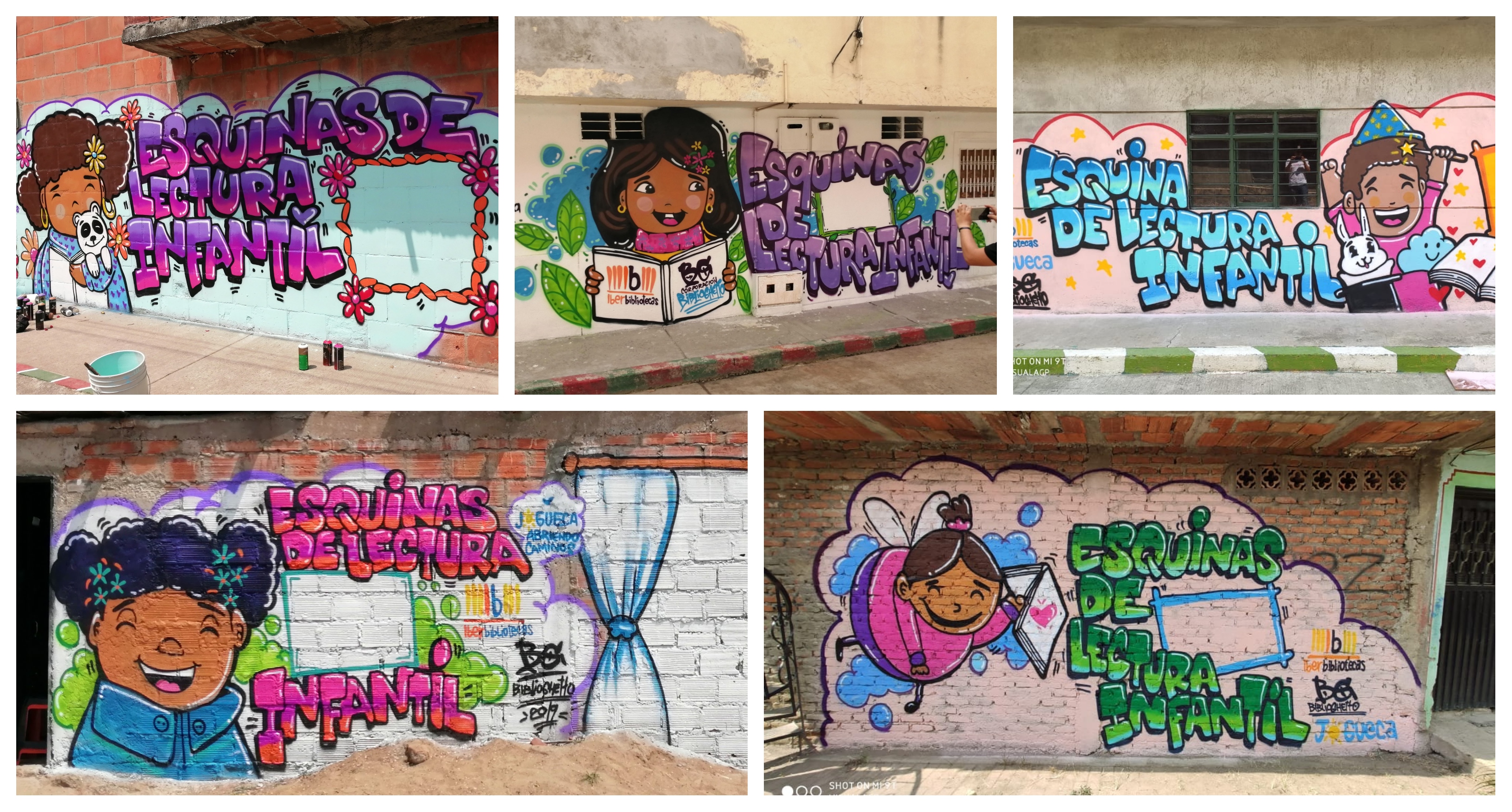 Estas son algunas Esquinas de Lectura Infantil ubicadas en los barrios: Petecuy, Floralia, Alfonso López, El Retiro, Poblado I y II, Pizamos, Potrero Grande, Valladito y El Paraíso.