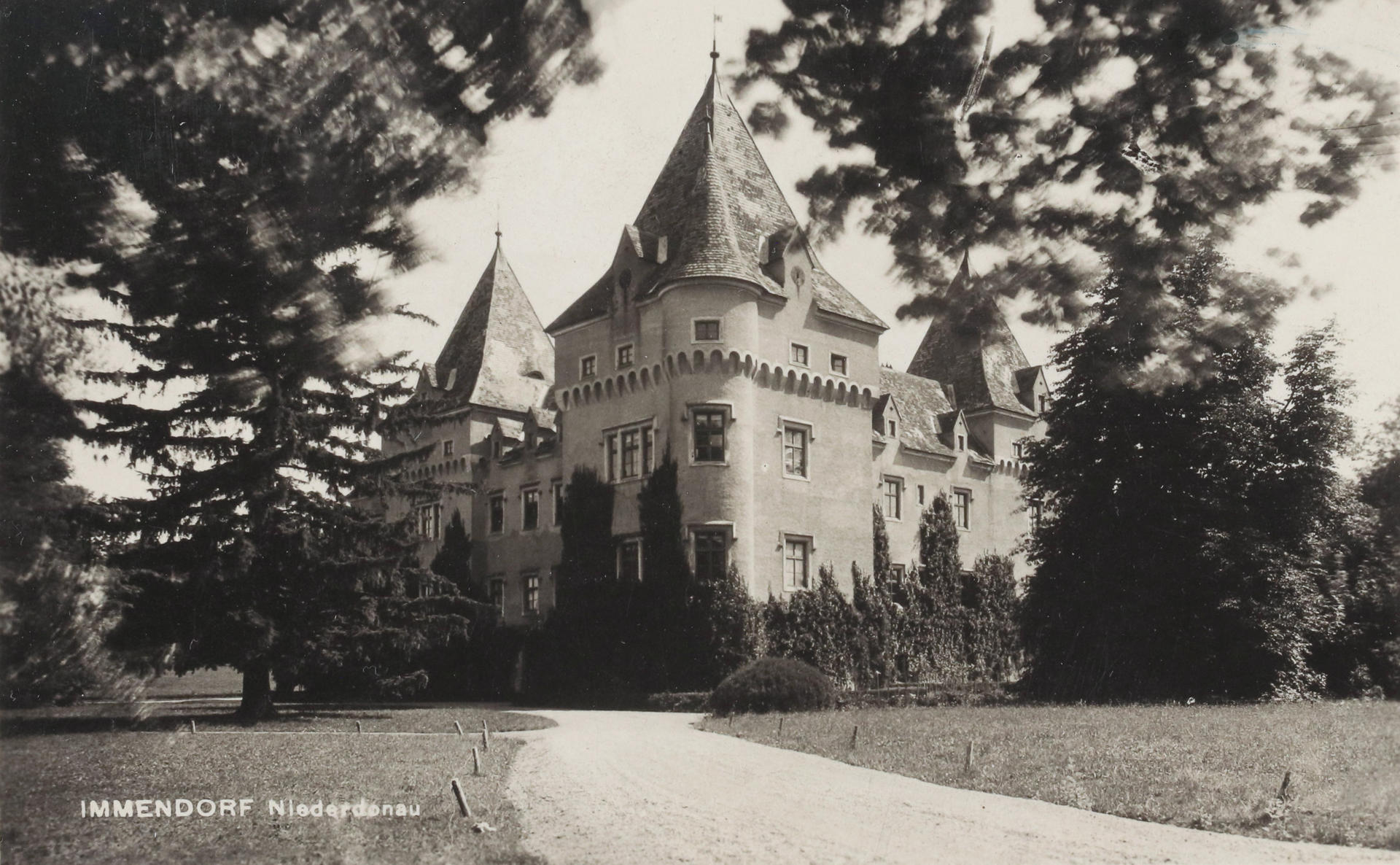 Vista del castillo Immendorf, de donde desaparecieron varias obras de Klimt.