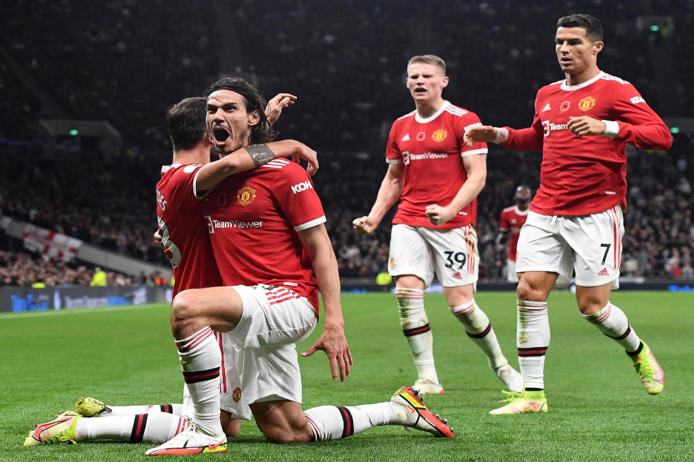 Manchester United revivió y goleó a Tottenham en su casa