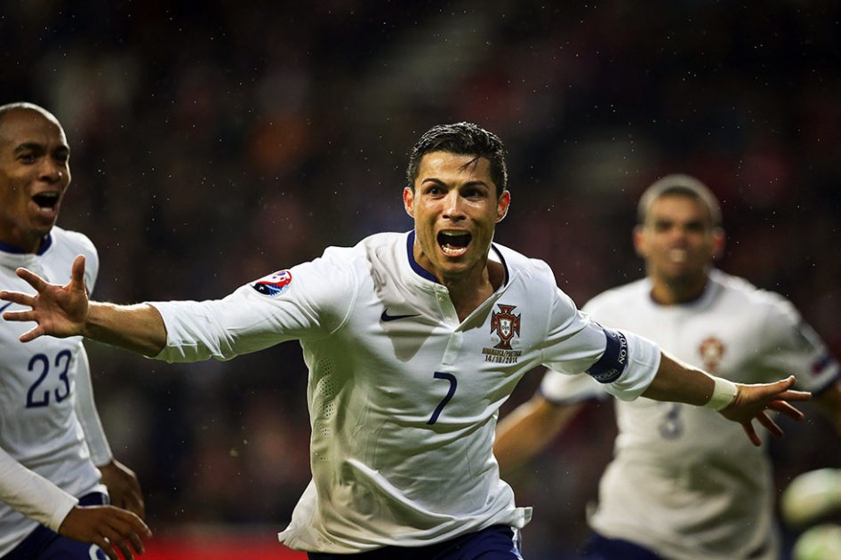 Con gol de Cristiano Ronaldo, Portugal venció agónicamente a Dinamarca