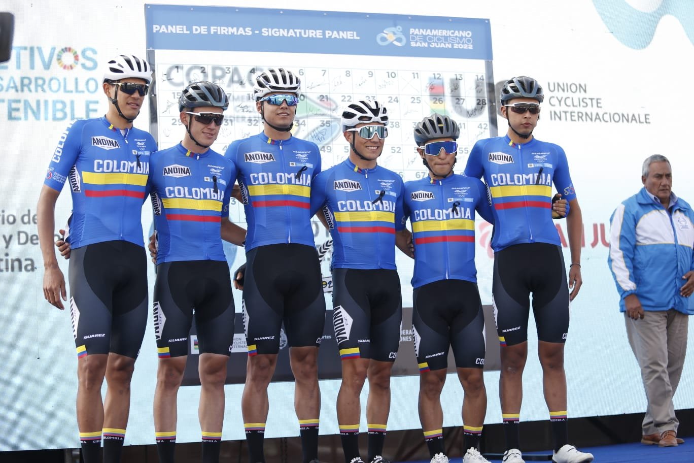 Las selecciones de Colombia, en cola del pelotón