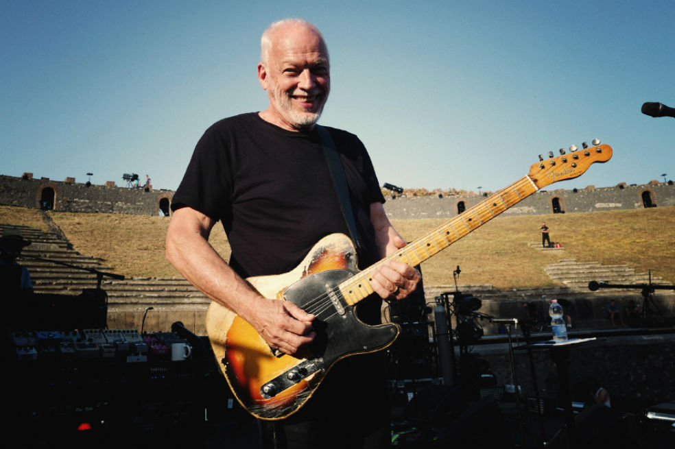 El rock de David Gilmour sonó en Pompeya