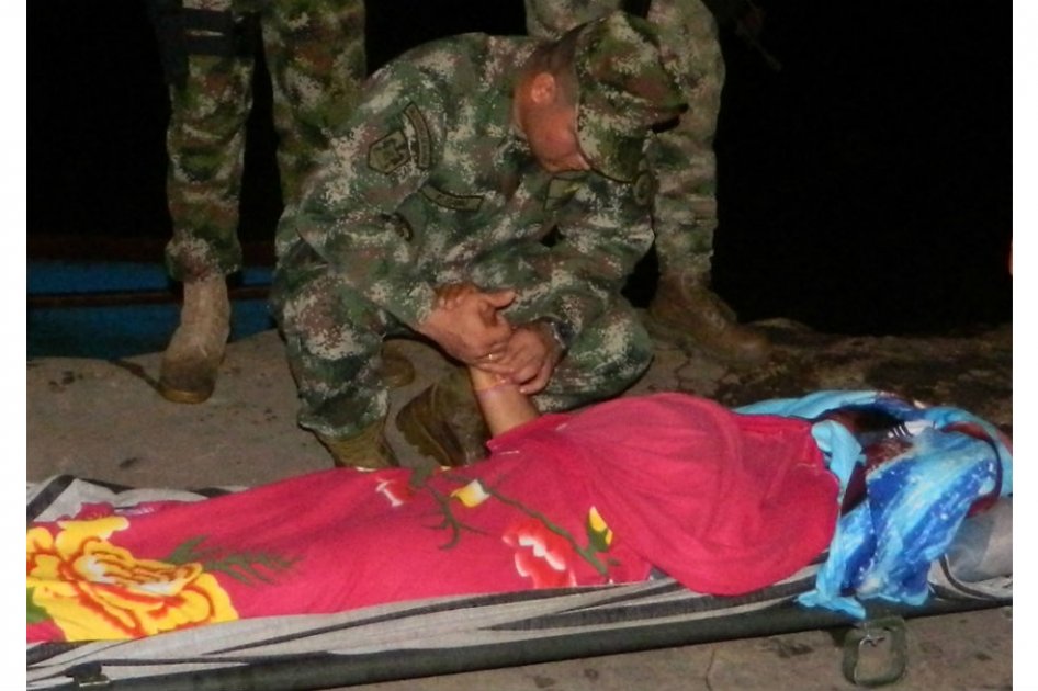 Ejército rescata y auxilia a mujer víctima de violencia intrafamiliar en Caquetá