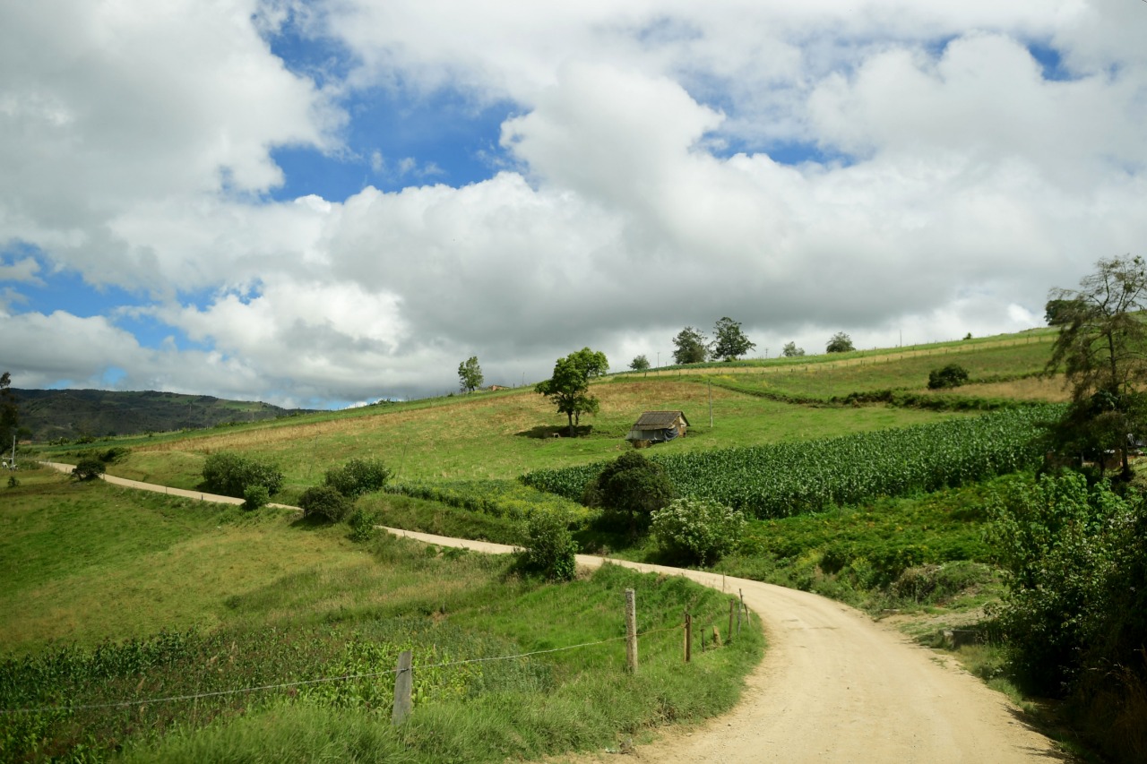 Paisaje en Boyacá.