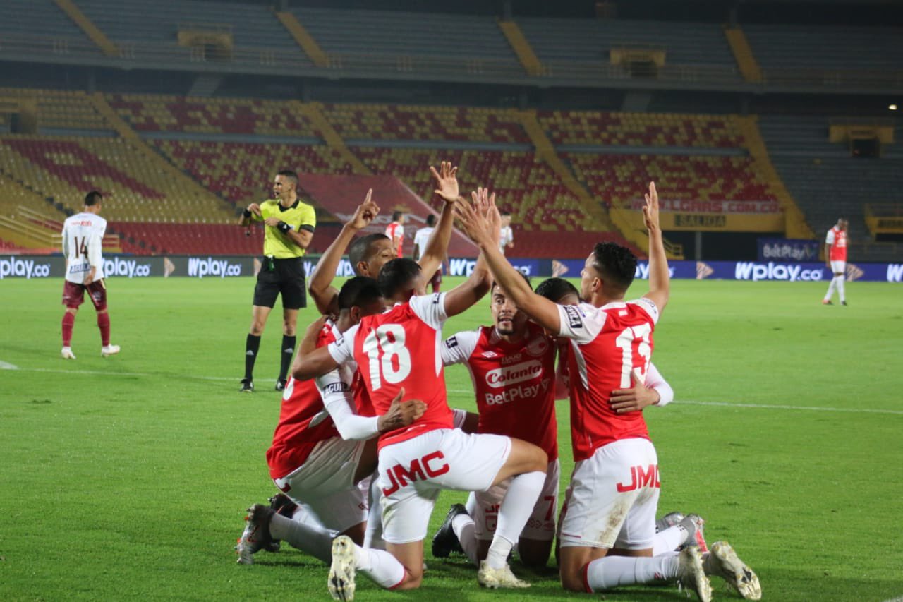 Espectacular triunfo 3-2 de Santa Fe frente al Deportes Tolima
