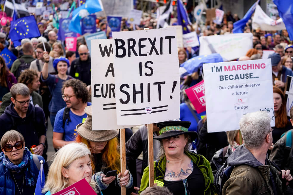 En fotos: Desespero en Londres, miles piden nuevo referendo sobre brexit