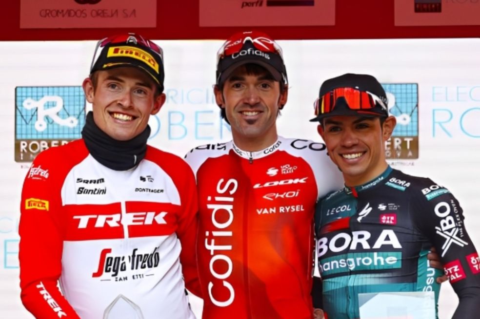Sergio Higuita quedó segundo en el Gran Premio Miguel Indurain