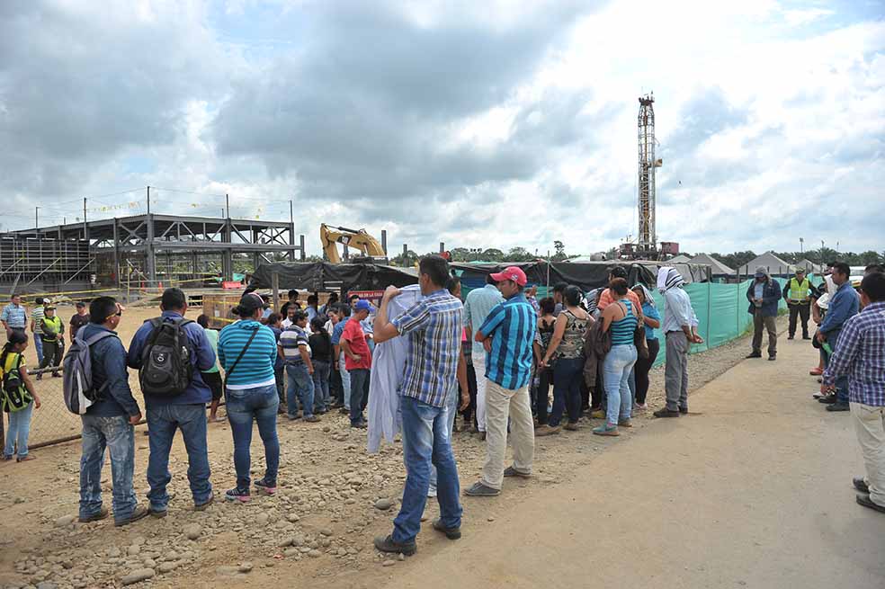 Habitantes de Castilla La Nueva, Meta, protestaron hace más de un mes para pedirle a Ecopetrol que abra plazas de trabajo en la región. /Gustavo Torrijos