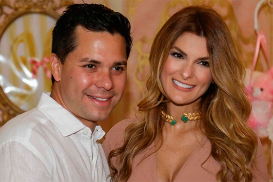 Siad Char y Luis Carlos Vélez presentan a su bebé