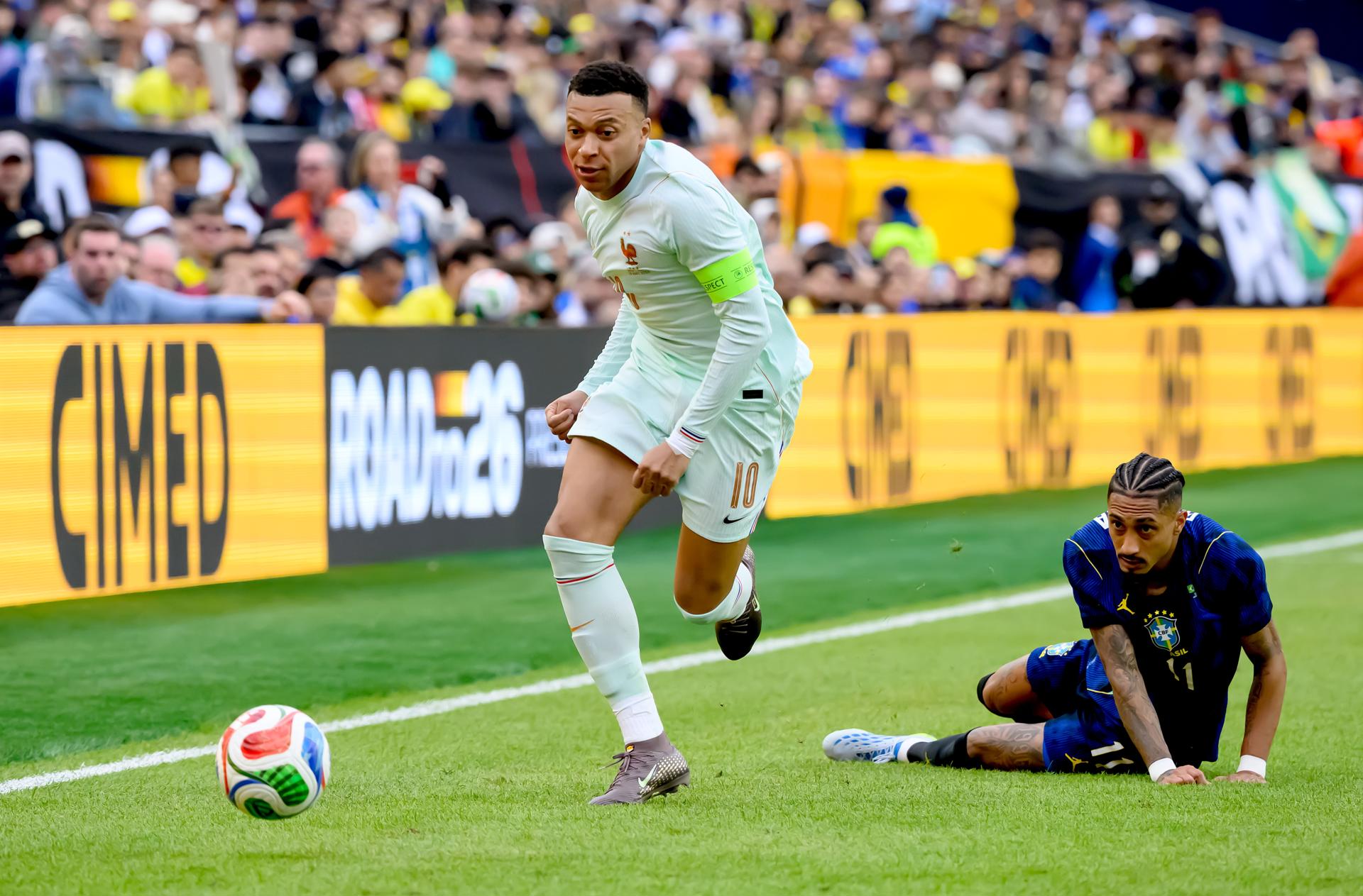 Alerta para Colombia: Francia venció a Brasil con Mbappé como gran figura