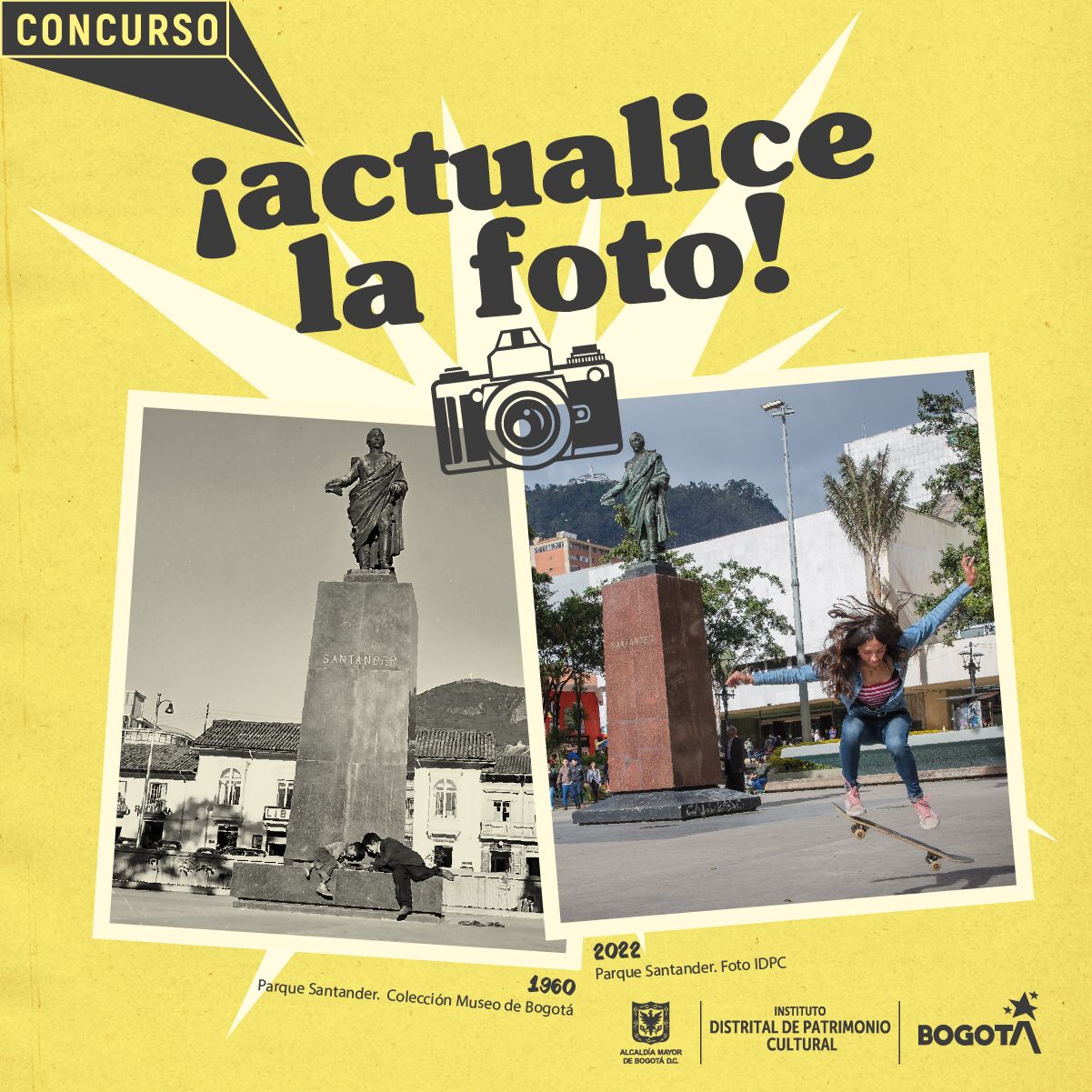 ¡Anótese! Participe en concurso para actualizar fotos antiguas en Bogotá