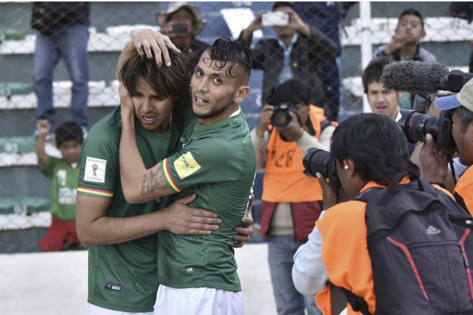 Bolivia cierra el año con 7 puntos en la tabla. / AFP
