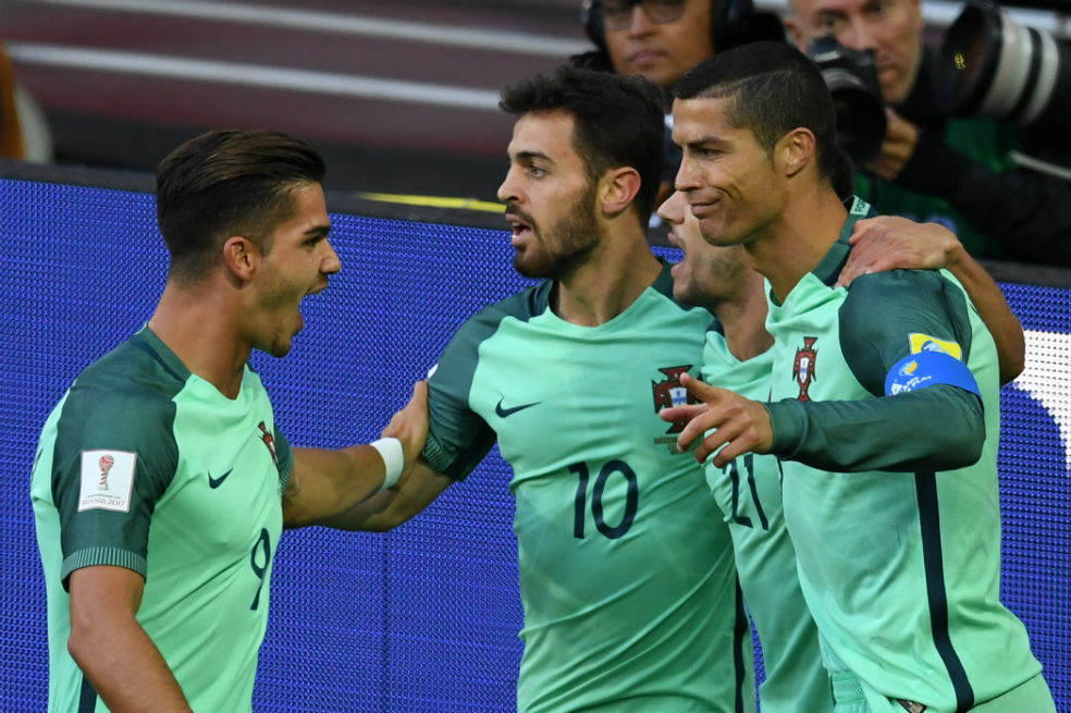 Portugal venció a Rusia y lidera el grupo A de la Copa Confederaciones