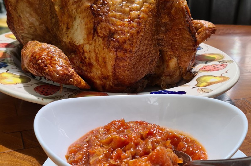 Receta para hacer chutney de tomate y dátiles