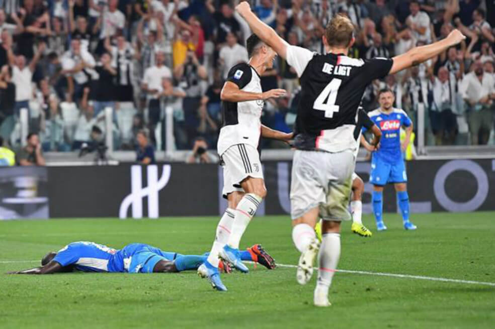 Un gol en contra deja sin puntos al Napoli ante la Juventus