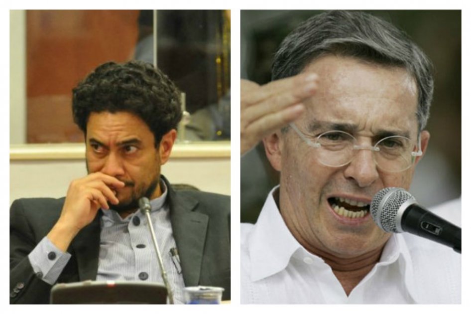 Iván Cepeda y Álvaro Uribe