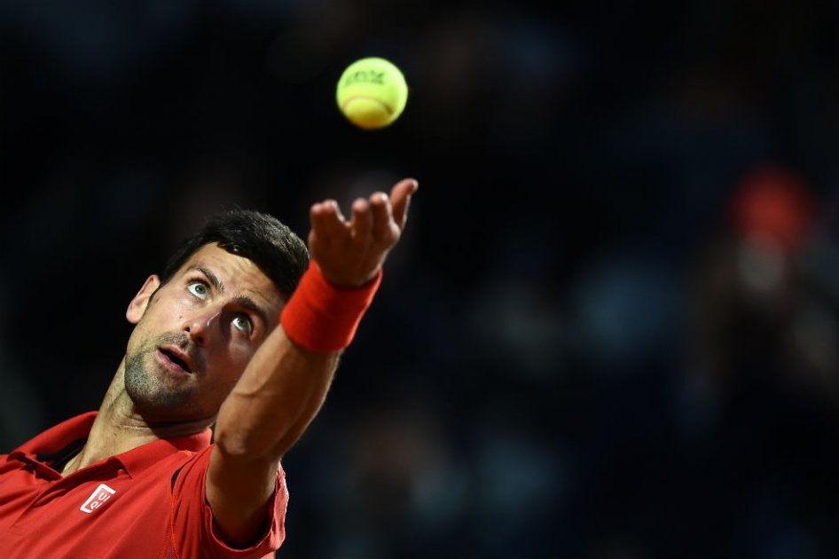 Djokovic venció a Nishikori y avanzó a la final en el Masters 1.000 de Roma. Foto: AFP