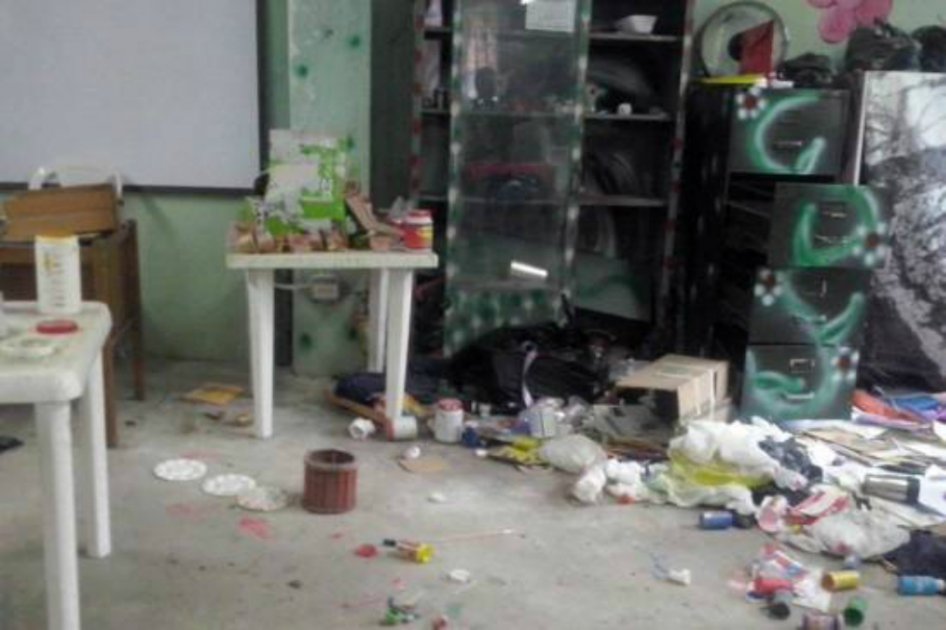 Destruyen fundación para niños con discapacidad en Medellín