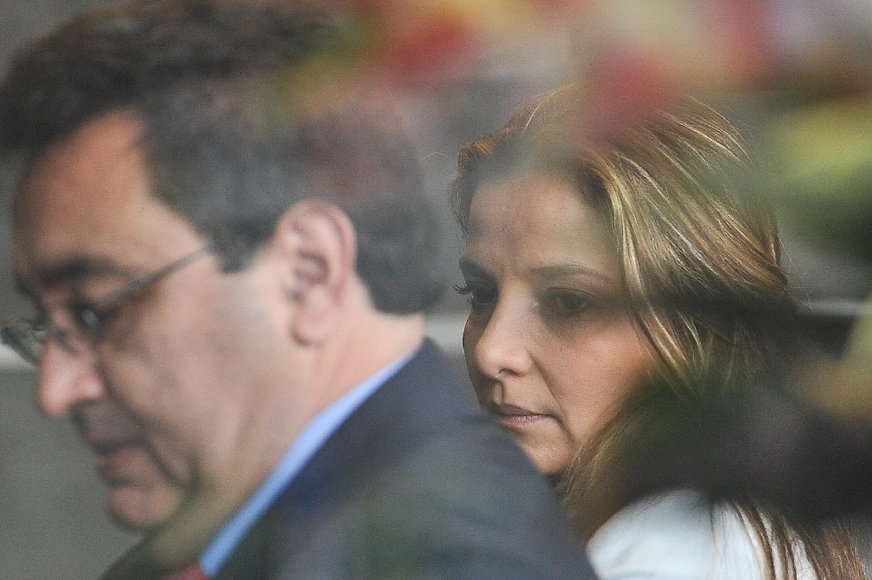 Martha Ligia Patrón rindió indagatoria ante la Fiscalía por su supuesta responsabilidad en un caso de despojo de tierras en el Urabá antioqueño. / Luis Ángel - El Espectador