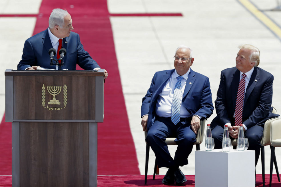 Trump habla en Israel de una "rara oportunidad" para la paz