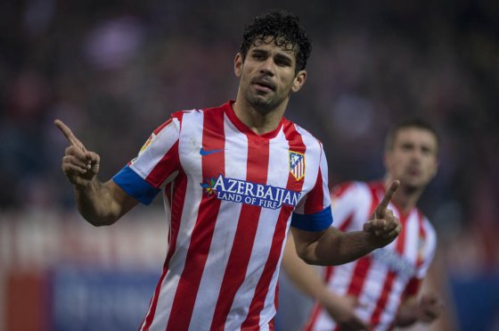 Simeone confirmó a Diego Costa para el partido contra Barcelona