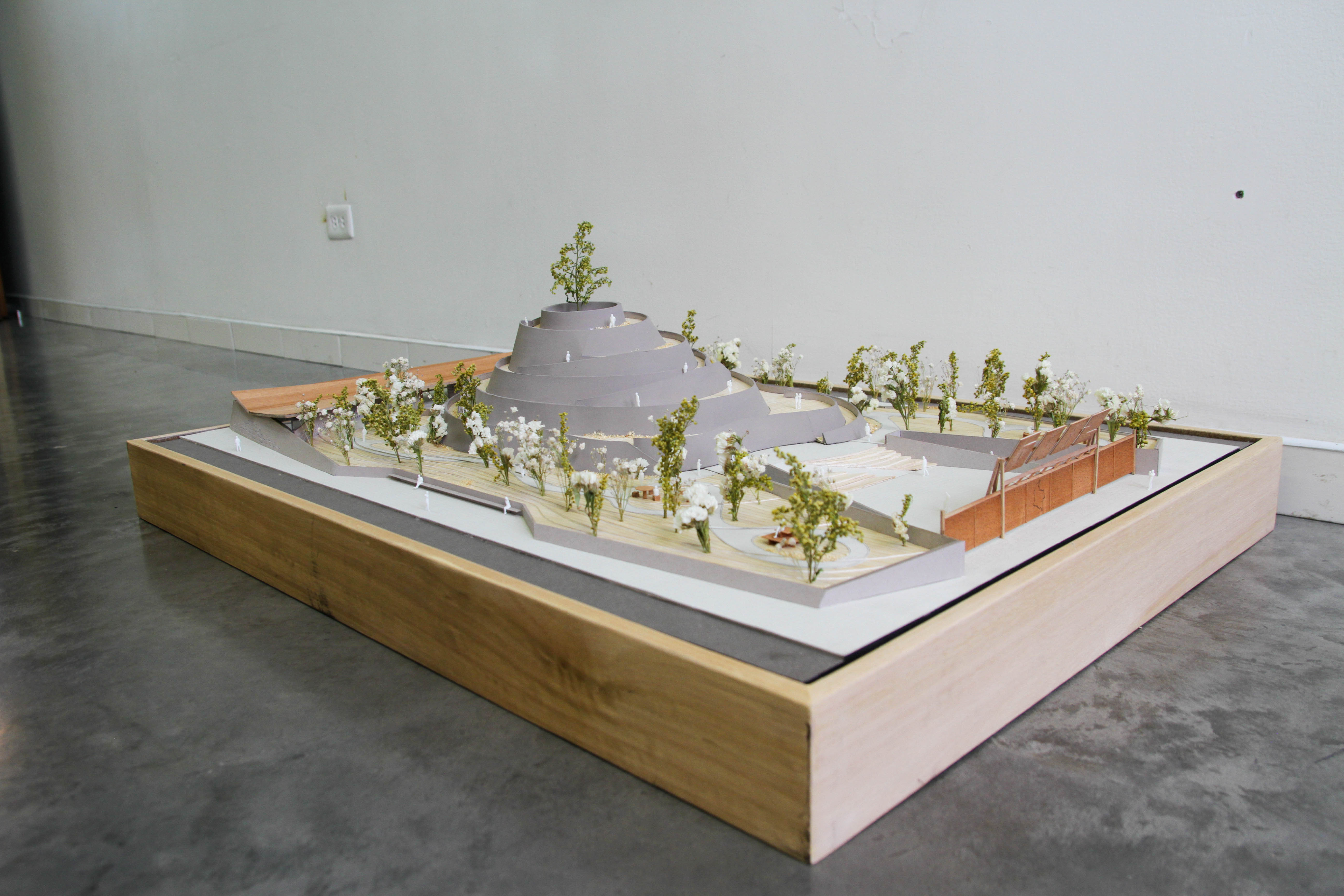 Maqueta del diseño final de ‘Un monumento posible: 6.402 razones para no olvidar’.