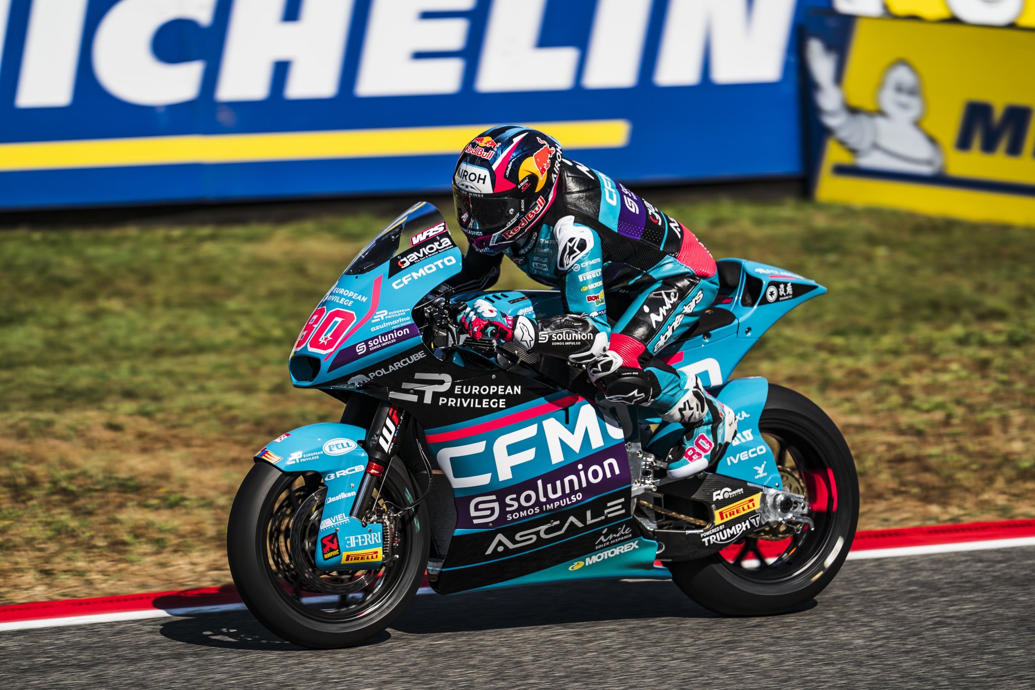 David Alonso partirá undécimo en el Gran Premio de Italia de Moto2