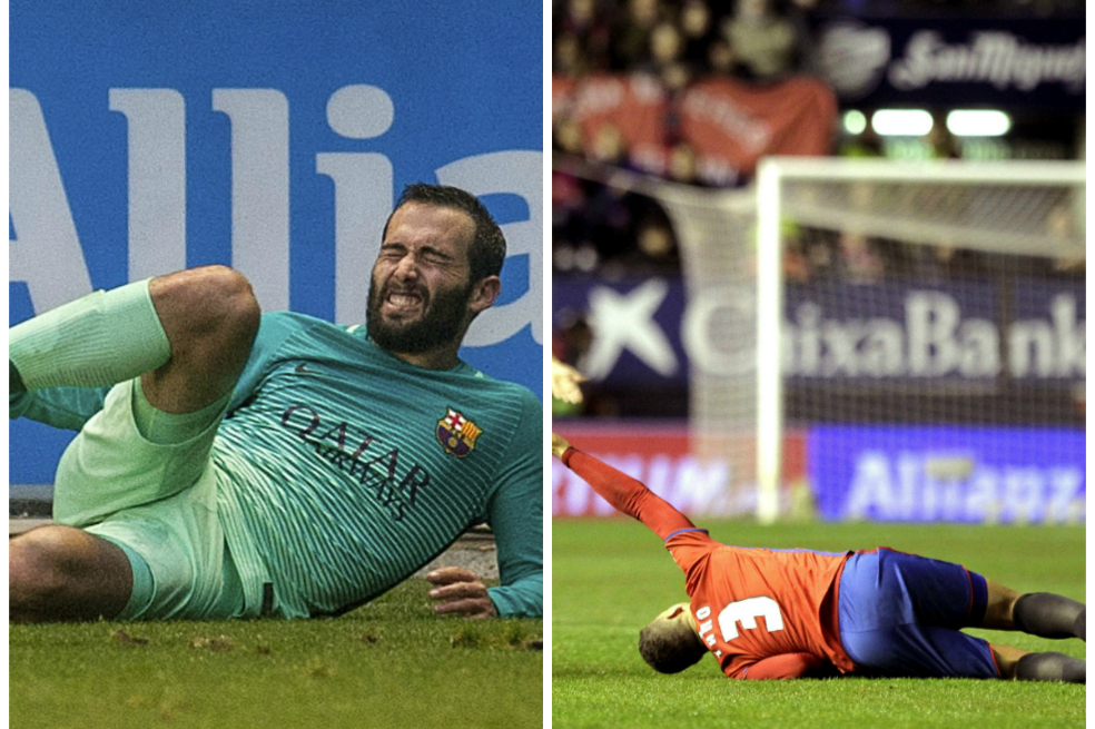 Una liga española accidentada: la fecha 22 dejó estas impresionantes lesiones