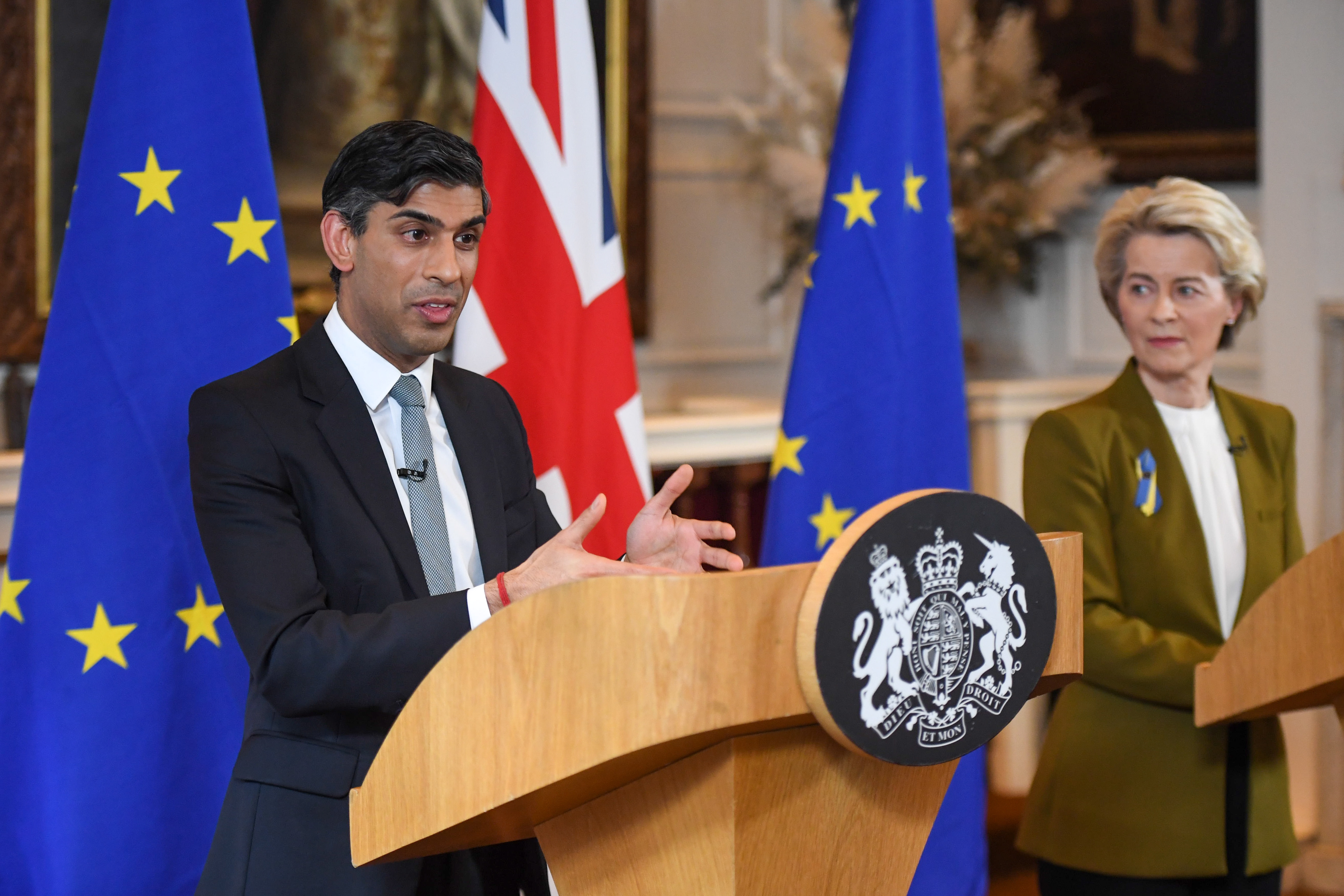 Acuerdo sobre Irlanda del Norte con UE irá a votación al Parlamento: Rishi Sunak