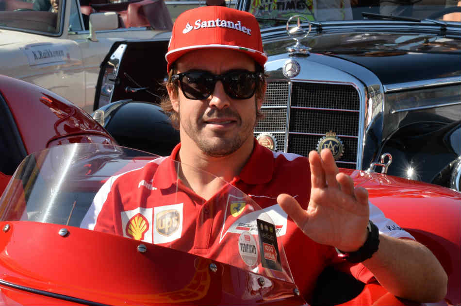 Fernando Alonso, piloto de la escudería Ferrari.