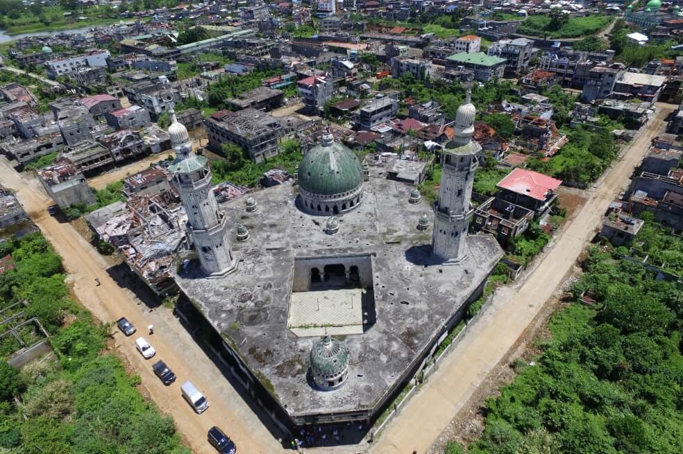 La ciudad filipina que sigue en ruinas dos años después de la invasión yihadista