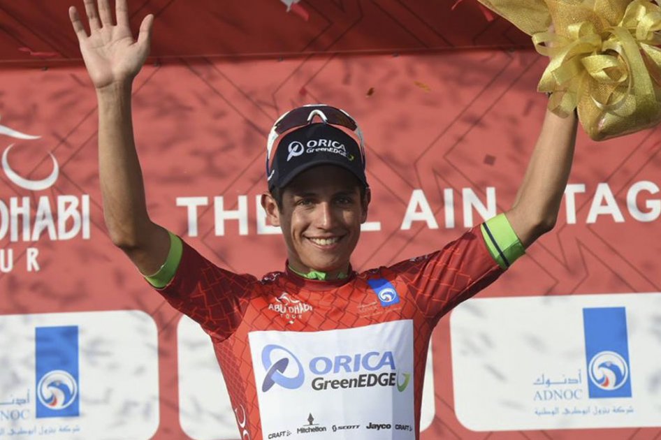 Esteban Chaves se coronó campeón del Tour de Abu Dhabi. Foto: Orica Green-Edge.